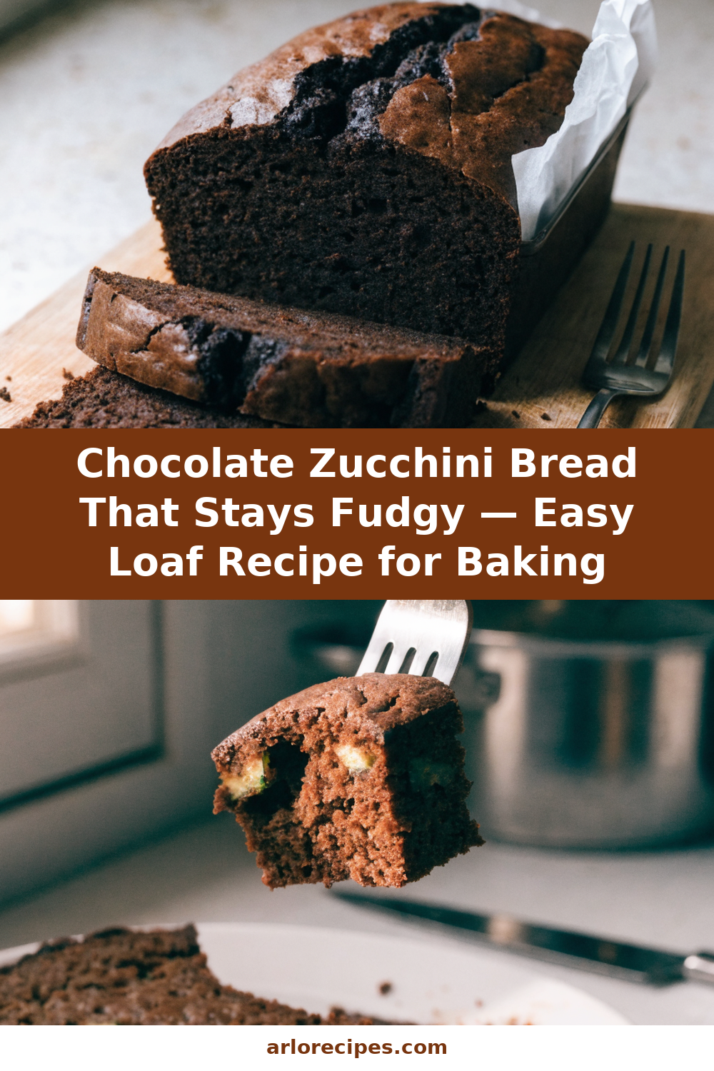 Rich and Fudgy Chocolate Zucchini Bread
