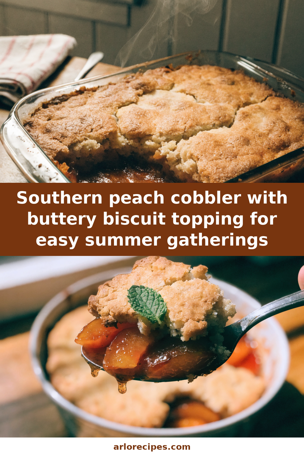 Old-Fashioned Southern Peach Cobbler
